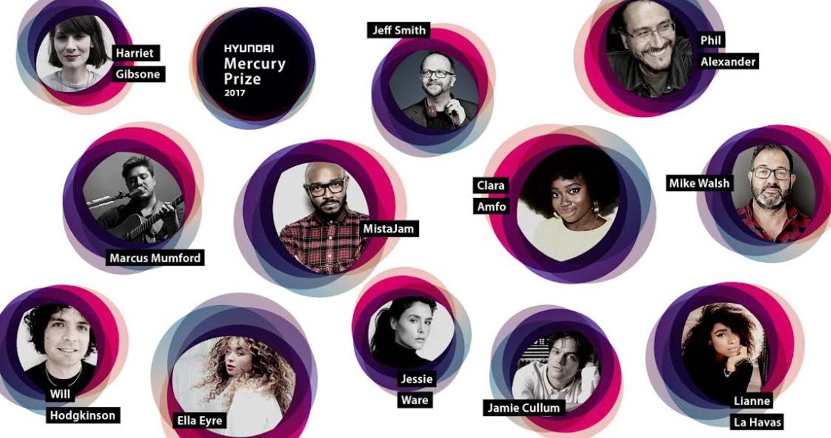2017 Hyundai Mercury Prize Judging Panel announced