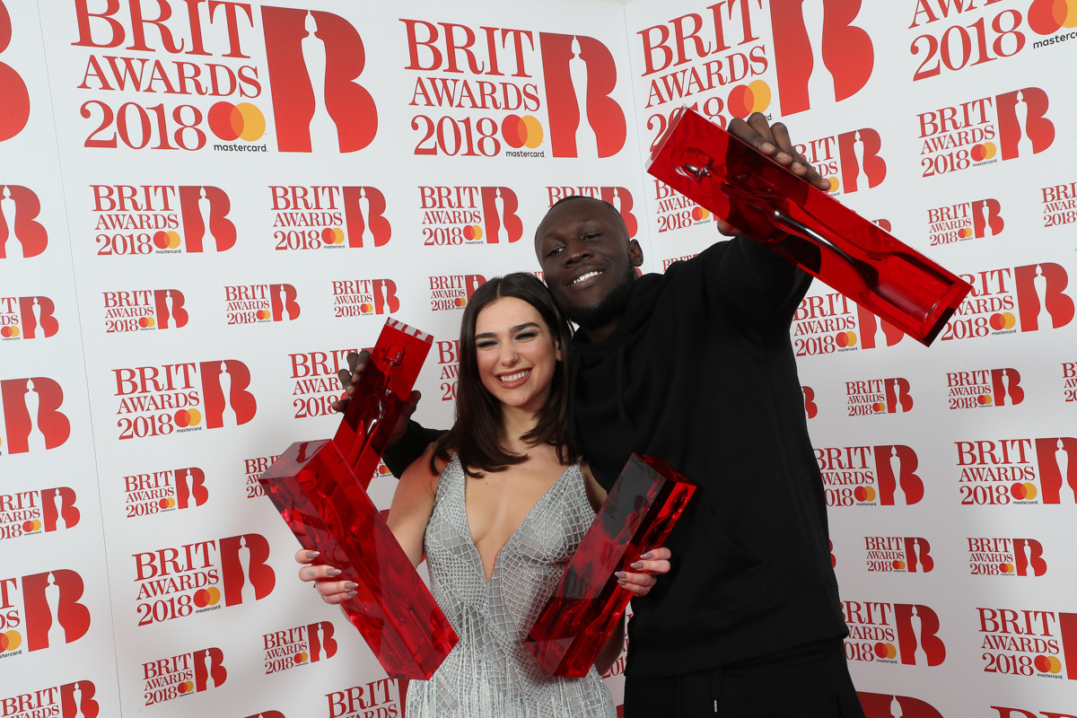 Stormzy triumphs with two awards for British Male Solo Artist and the prestigious Mastercard British Album of the Year