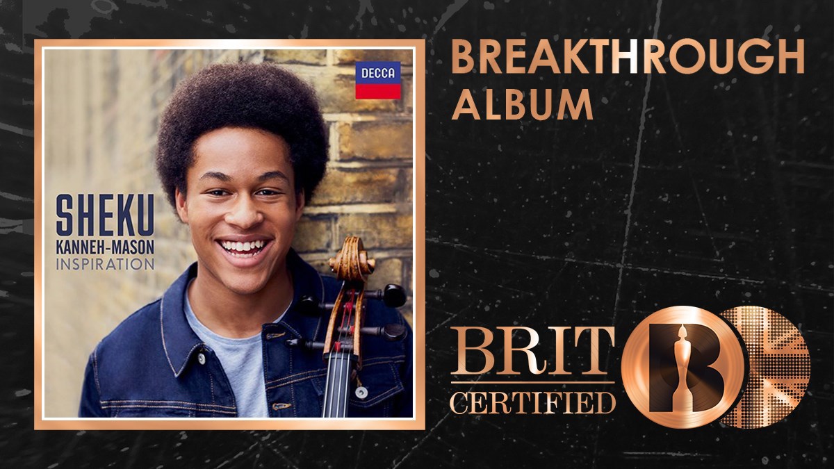 Sheku Kanneh-Mason first artist to receive new BRIT Certified Breakthrough Award
