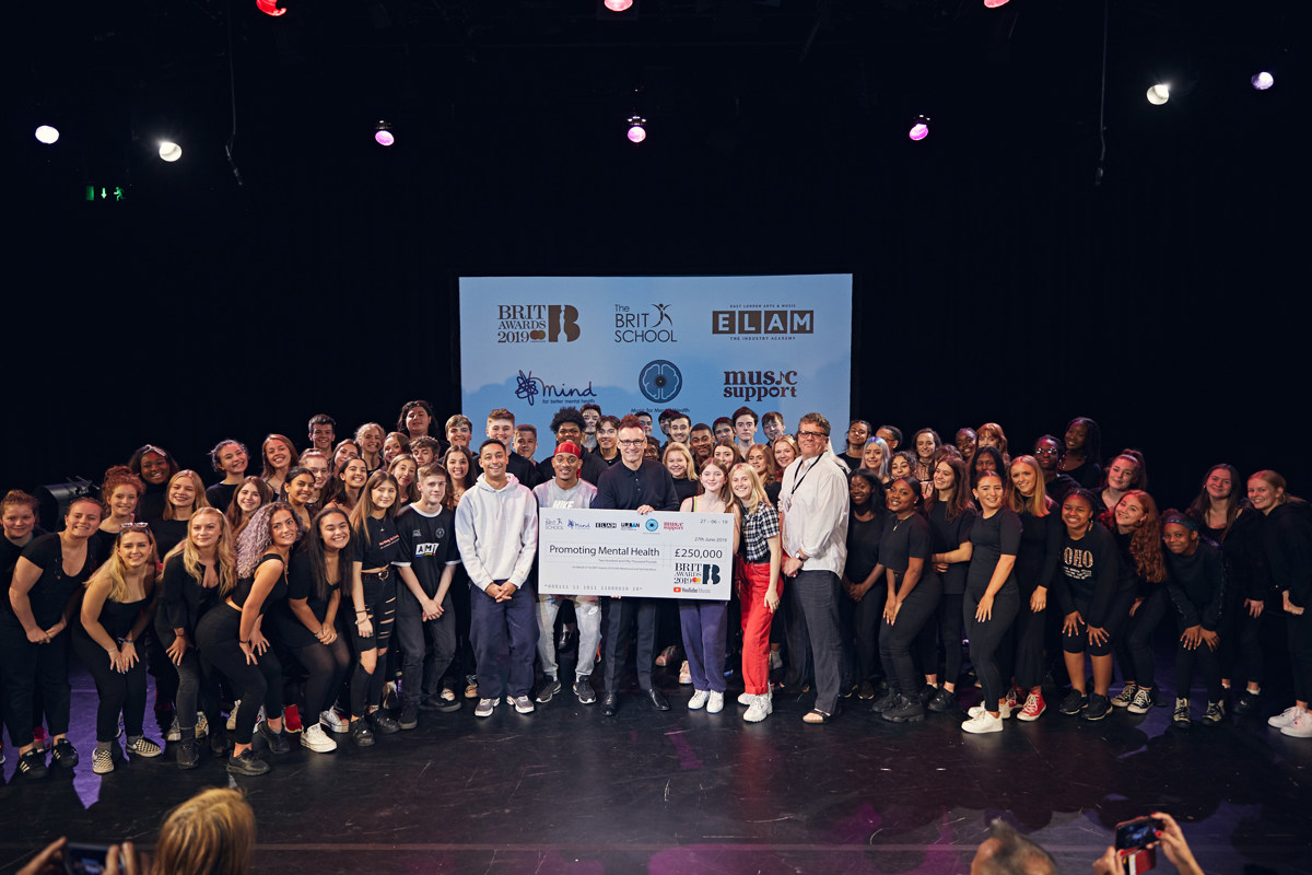 The BRIT Awards 2019 with Mastercard donates a quarter of a million pounds towards mental health wellbeing for young people