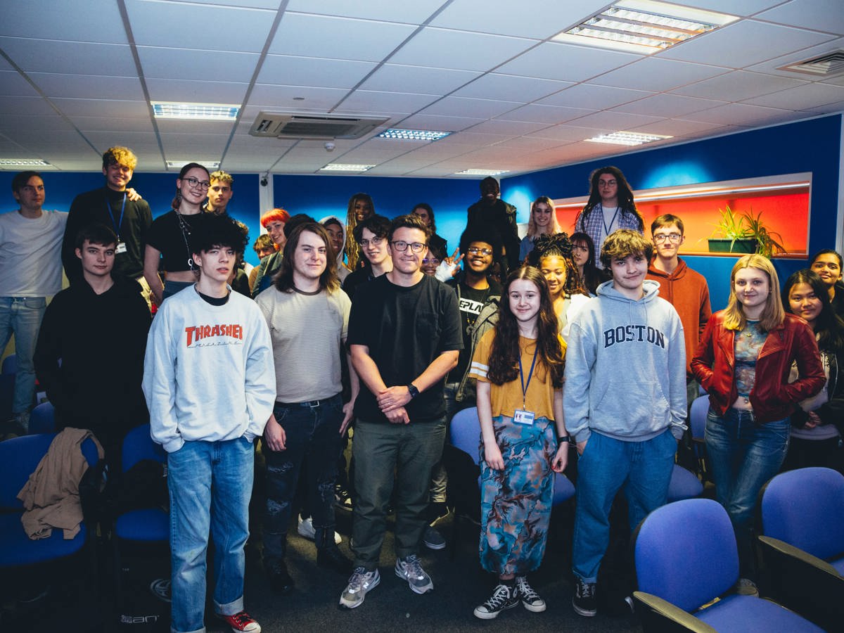 BRITs 2022 Chair Tom March visits The BRIT School following success of innovative digital partnerships for this year’s show