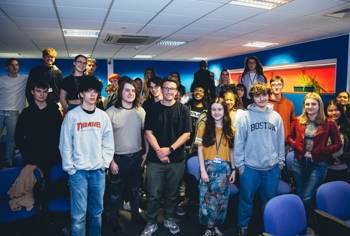 BRITs 2022 Chair Tom March visits The BRIT School following success of innovative digital partnerships for this year’s show