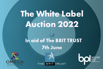 White Label Auction in aid The BRIT Trust sets record £43,540 hammer price
