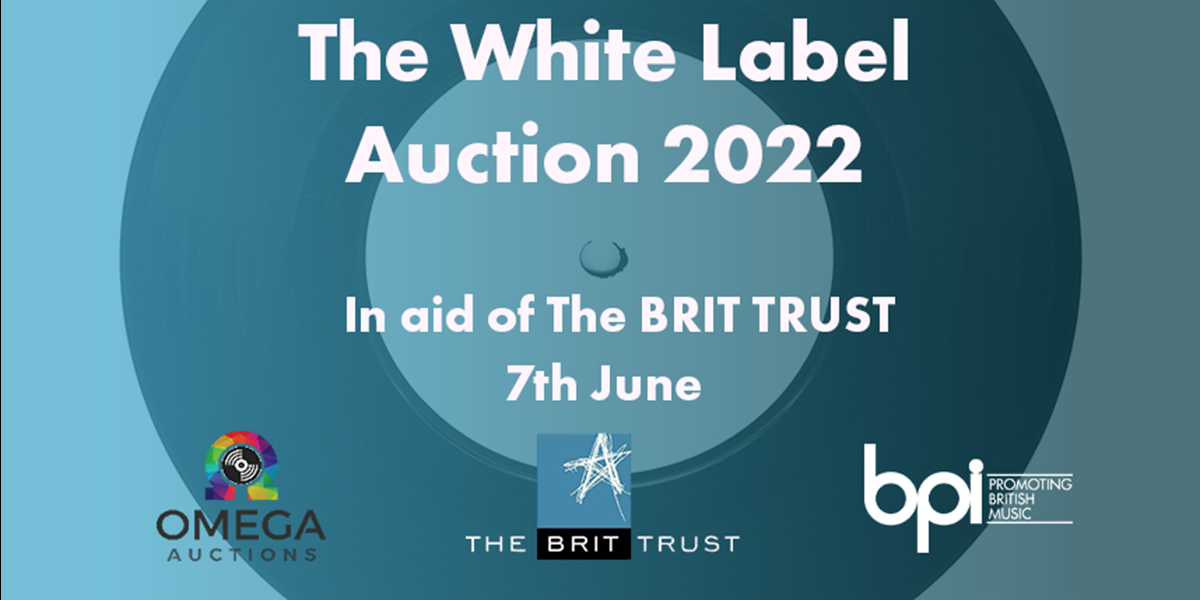 White Label Auction in aid The BRIT Trust sets record £43,540 hammer price