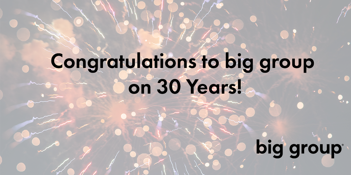 The BPI Congratulates big group On Their 30th Anniversary