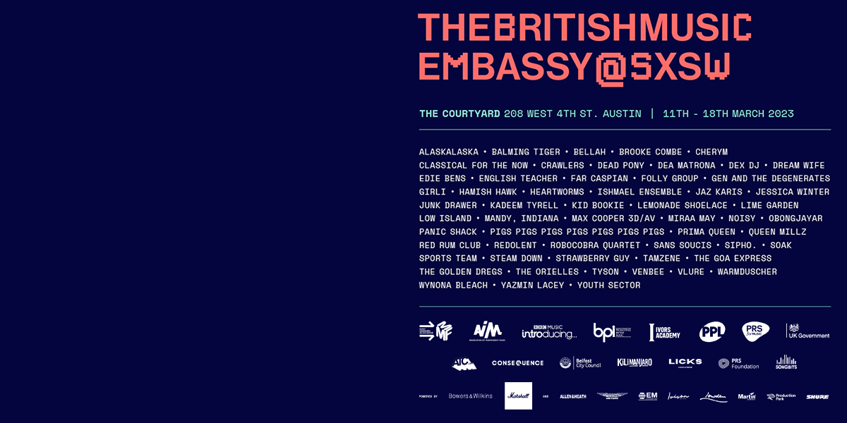 The British Music Embassy reveals SXSW 2023 line-up