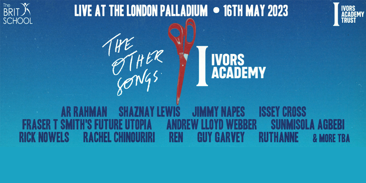 The BPI to sponsor The Other Songs Live at The London Palladium in partnership with The Ivors Academy
