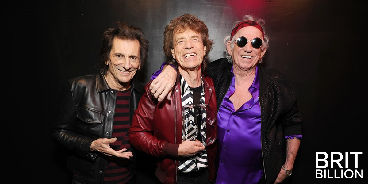 The Rolling Stones honoured with a BRIT Billion Award 