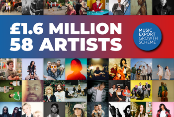 Music Export Growth Scheme’s latest £1.6 million round helps 58 acts across the UK reach new global audiences