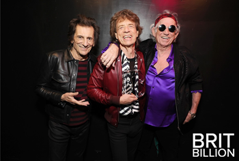 The Rolling Stones honoured with a BRIT Billion Award 