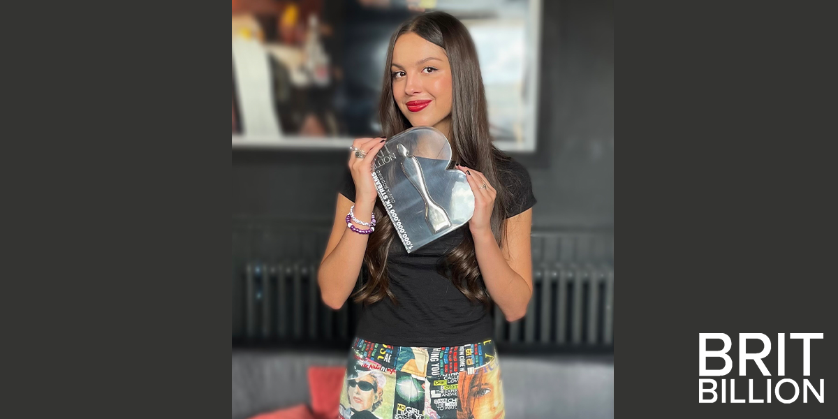 Olivia Rodrigo receives BRIT Billion Award  