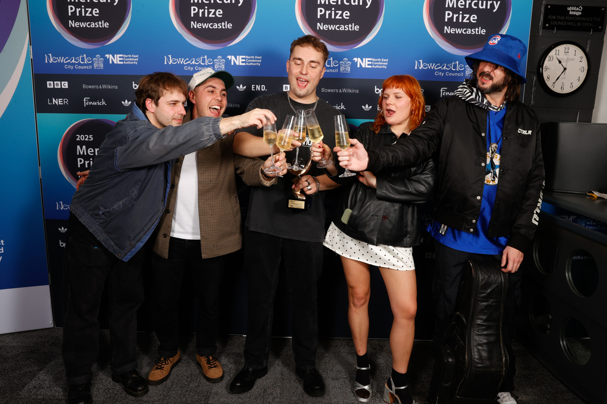 Sam Fender wins the 2025 Mercury Prize in Newcastle
